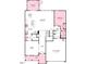Floorplan featuring a two-car garage and a dining, kitchen, and Gathering room at 660 Sun Meadow Dr, Wake Forest, NC 27587