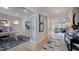 Inviting foyer with light wood flooring, neutral walls, and an open floor plan at 660 Sun Meadow Dr, Wake Forest, NC 27587