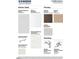 Interior design scheme featuring flat gray cabinets, white subway tile backsplash, and chrome fixtures at 83 Paper Birch Way, Fuquay Varina, NC 27526