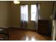 Bedroom features hardwood floors and lots of natural light at 925 Harris St, Burlington, NC 27217