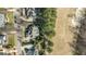 An aerial view of residential homes situated next to a golf course at 12417 Richmond Run Dr, Raleigh, NC 27614