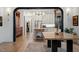 Open-concept kitchen view showcases modern appliances and fixtures with ample counter space at 1354 Briar Chapel Pkwy, Chapel Hill, NC 27516