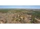 Aerial view of the wooded area surrounding the property, showcasing its peaceful, countryside setting at 15 Bourbon St, Fuquay Varina, NC 27526