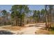A view of a lot surrounded by tall trees, cleared and ready for construction at 15 Bourbon St, Fuquay Varina, NC 27526