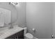 Modern bathroom featuring sleek fixtures and a clean design at 2118 Cloud Cover Ln, Raleigh, NC 27614
