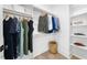 Walk-in closet with shelving and hanging space at 2218 Woodrow St, Durham, NC 27705