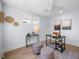 Bright office with two windows, fan and modern decor at 2218 Woodrow St, Durham, NC 27705