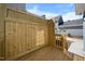Wooden patio with lattice screen at 2218 Woodrow St, Durham, NC 27705