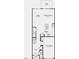 Detailed floorplan showcasing the layout of the first floor with kitchen, dining, garage, and gathering room at 266 Sweetbay Tree Dr, Wendell, NC 27591