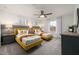 Cheerful bedroom featuring two twin beds with colorful bedding, robot-themed wall art, and a bright, welcoming atmosphere at 424 Providence Springs Ln, Fuquay Varina, NC 27526