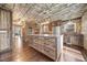 Spacious kitchen with wood cabinets, granite countertops, stainless steel appliances at 513 W Glendale St, Siler City, NC 27344