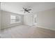Bedroom featuring natural light, ceiling fan, and easy access to other areas at 622 Lone Pine Loop, Fuquay Varina, NC 27526