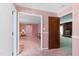Cozy living room with neutral walls, an open doorway, and a fireplace at 817 Glen Eden Dr, Raleigh, NC 27612