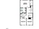 Second story floorplan with Owner's Bedroom, 2 additional bedrooms and laundry room at 10010 Secluded Garden Drive Rd # 183, Apex, NC 27523