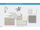 Smart Series Sapphire Collection D showcasing faucet styles and flooring samples at 10010 Secluded Garden Drive Rd # 183, Apex, NC 27523