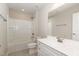 Bathroom with vanity, toilet, bath tub and shower combination, and tile floors at 121 Mason Oaks Dr, Wake Forest, NC 27587