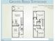 Floor plan of a dual owner suite townhome with a 1-car garage at 129 Rolesville Ridge Dr, Rolesville, NC 27571