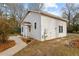 Detached garage with a side entrance and lots of parking at 1837 Shamrock Dr, Burlington, NC 27215