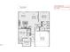 Detailed floor plan showcasing the layout of the home, including bedrooms, bathrooms, and living spaces at 338 Tormore Dr, Homesite 123, Sanford, NC 27330