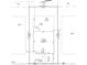 Detailed property lines and dimensions showcasing lot size and home placement at 338 Tormore Dr, Homesite 123, Sanford, NC 27330