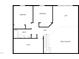 Upstairs floorplan showcasing the bedroom, bath, loft, and hall layout of the property at 3908 Sturbridge Dr, Durham, NC 27713