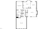 First floorplan showcasing the primary bedroom, living room, kitchen, and Gathering room layout at 3908 Sturbridge Dr, Durham, NC 27713
