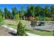 Community playground with colorful equipment including slides, climbing nets, and other structures at 6205 Roles Saddle Dr, Rolesville, NC 27571