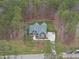An aerial view looking down on the home at 85 Willow Bend Dr, Youngsville, NC 27596