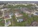 An aerial view of the community showcasing homes nestled among lush greenery and mature trees at 85 Willow Bend Dr, Youngsville, NC 27596