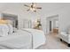 This spacious bedroom features bright natural light, carpet floors, a closet, and access to the bathroom at 1021 Reaves Dr, Chapel Hill, NC 27516