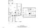 Detailed floor plan layout of a two-story house, outlining room dimensions and layout at 1024 Traditions Ridge Dr, Wake Forest, NC 27587