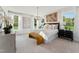 Sun-lit primary bedroom featuring a spacious layout, with coordinated decor and serene views at 10622 Pleasant Branch Dr # 8, Raleigh, NC 27614