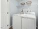Convenient laundry room equipped with modern washer and dryer units at 1510 Indigo Creek Dr, Zebulon, NC 27597