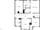 Second floor plan showcases the primary bedroom, bathroom and additional bedrooms upstairs at 157 W Copenhaver Dr, Clayton, NC 27527