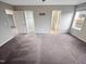 This spacious main bedroom includes a large walk in closet and ensuite bathroom with shower at 157 W Copenhaver Dr, Clayton, NC 27527