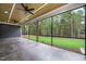 Covered screened-in porch, with ceiling fans, offers outdoor living at 1600 Sweetwater Ln, Raleigh, NC 27610