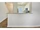 Modern kitchen featuring granite countertops and white cabinetry at 2356 Bay Harbor Dr, Raleigh, NC 27604
