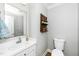 Small bathroom with shelf at 2400 Dahlgreen Rd, Raleigh, NC 27615