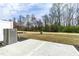 Spacious backyard with an installed air conditioning unit at 265 Day Farm Dr, Lillington, NC 27546