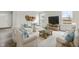 Cozy living room with ample seating, modern entertainment setup, and bright natural light at 265 Day Farm Dr, Lillington, NC 27546