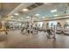 Well-equipped gym featuring various machines and equipment for a comprehensive workout at 2675 Beckwith Rd, Apex, NC 27523