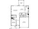 Layout of the main floor showcasing an open concept kitchen, Gathering room and dining area. Includes garage, pantry and porch at 3205 Shannon Woods Lane # 20, Apex, NC 27523