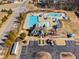 Community pool and playground with ample parking at 3215 Jones Lake Rd, Fuquay Varina, NC 27526