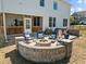 Enjoy outdoor living with this paver patio, fire pit, and ample seating for guests at 3215 Jones Lake Rd, Fuquay Varina, NC 27526