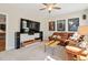 Stylish media room with large screen, surround sound, and comfortable seating, great for movie nights and entertainment at 3215 Jones Lake Rd, Fuquay Varina, NC 27526