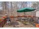 The spacious outdoor deck provides the perfect space for outdoor entertaining at 360 Linden Close, Pittsboro, NC 27312