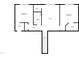 Layout of a house featuring bedrooms, walk in closets, bathroom, hall and loft at 480 Stonewall Dr, Mebane, NC 27302