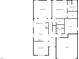 Layout of a house featuring living room, primary bedroom and bath, kitchen, and dining room at 480 Stonewall Dr, Mebane, NC 27302