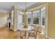 Bright breakfast nook with bay window, adjacent to the kitchen, ideal for casual dining at 6013 Kohler Ln, Raleigh, NC 27616