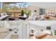 Collage showcasing a comfortable balcony, modern living room, functional kitchen, and cozy bedroom at 612 Pine Ridge Pl, Raleigh, NC 27609